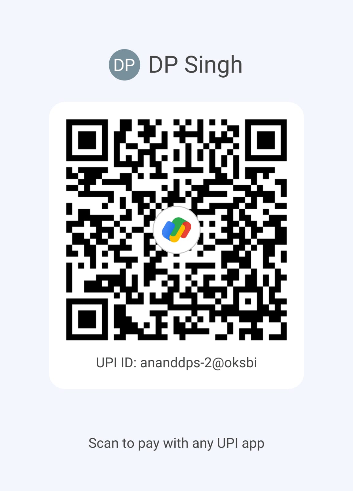 GPay QR Code